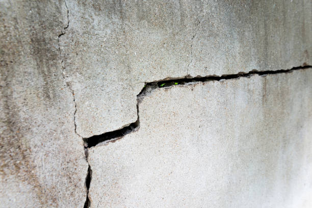 Foundation crack in Summit-University, St Paul, MN